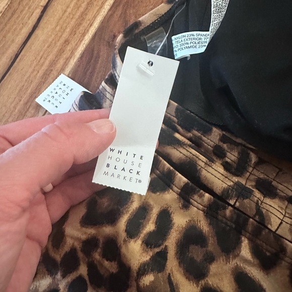 WHBM small cheetah print 2 piece bikini NWT - Picture 6 of 7